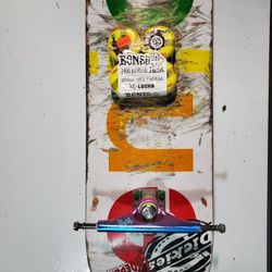 Enjoi Skateboard + New Krux Trucks + New Wheels 