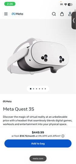 Meta quest 3s