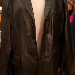 New Mens Leather Jacket. Size Large $100 0bo