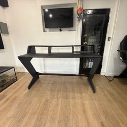 Studio desk with 8 racks