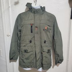 Men Jacket Spring Autumn Hooded Casual Jacket Windproof Windbreaker Coat SIZe XL
