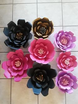 Flores para decoracion $ 6 cada una son grandes