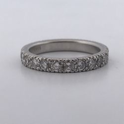 Scott key 1.5ct diamond eternity band  Platinum 950 size 6.25