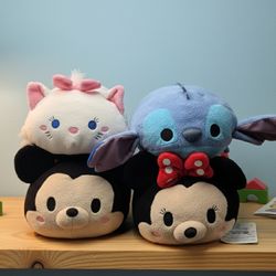 4 pcs Medium Disney Tsum Tsum Plush 12"