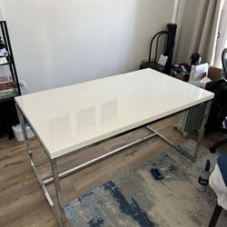 Large White Dining Table Or Desk