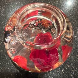Dreamlight Germany Handmade Tealight/ Candle holder Roses.
