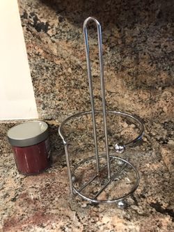 Paper towel and napkin holder chrome like new
