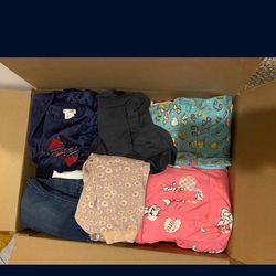 A box with children's Clothes 