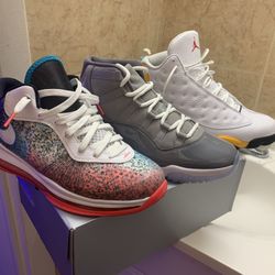 Jordan And  Miami Knights Lebrons 