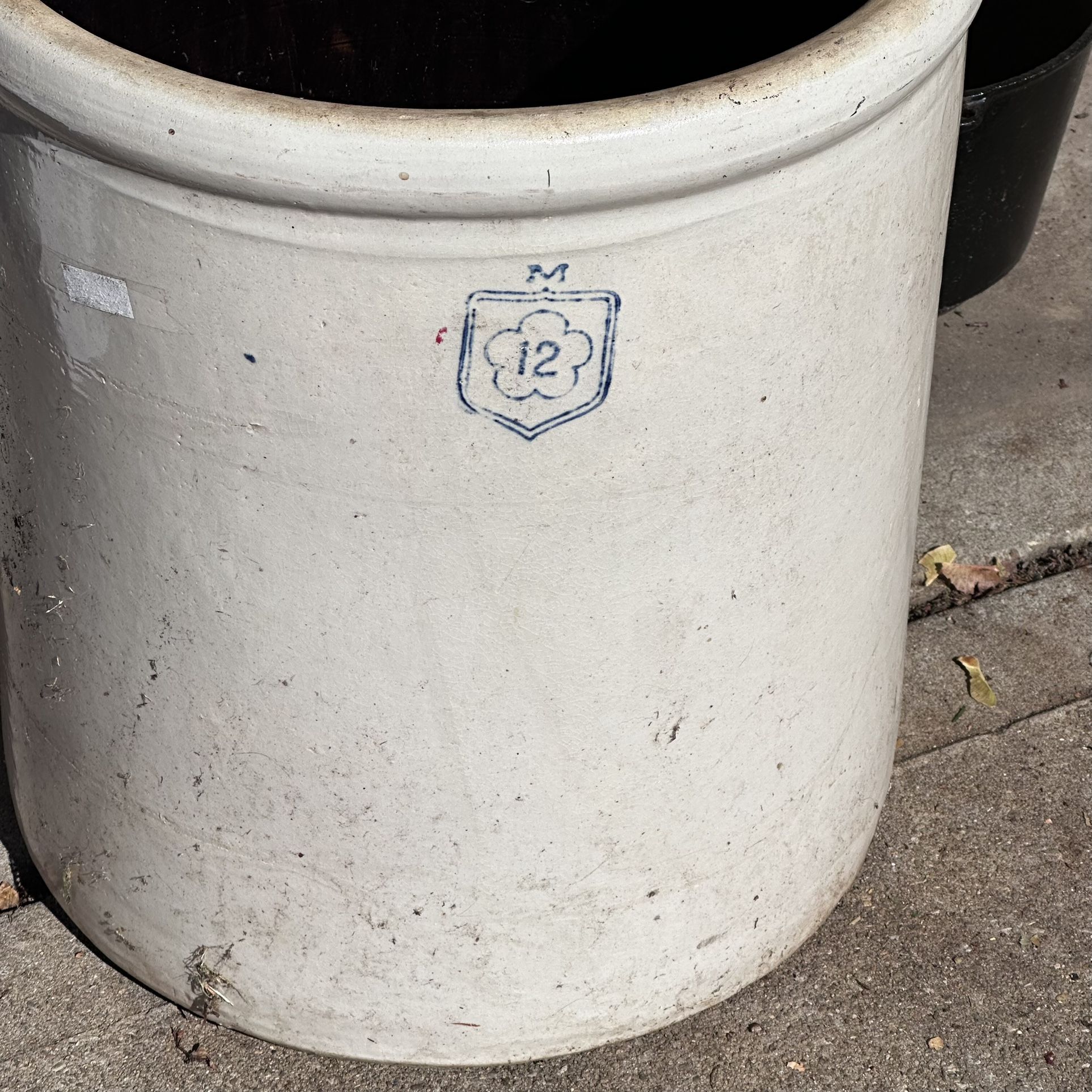McCoy 12 gallon vintage crock