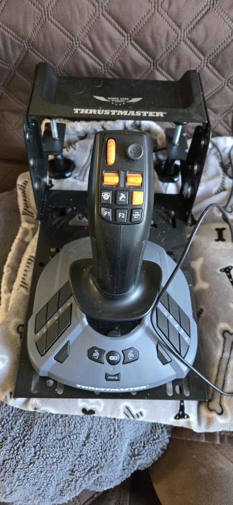 Simtask Farmstick With Thrustmaster Desk Mount