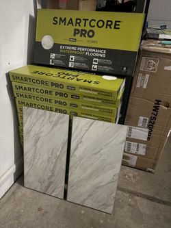 ❗️$40off per case❗️SMARTCORE Pro Floors Gardena Waterproof Marble look Luxury Vinyl Tile Flooring