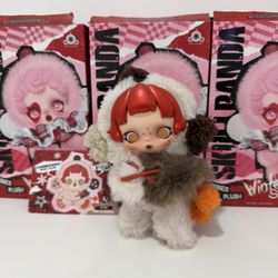 POPMART SkullPanda Winter Symphony Series Plush - “Ode To Cocoa” (Open Box)