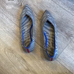 Rothy’s Flats Grey Zebra Size 6.5