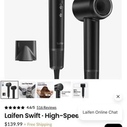 Laifen Hair Dryer - New In Box 