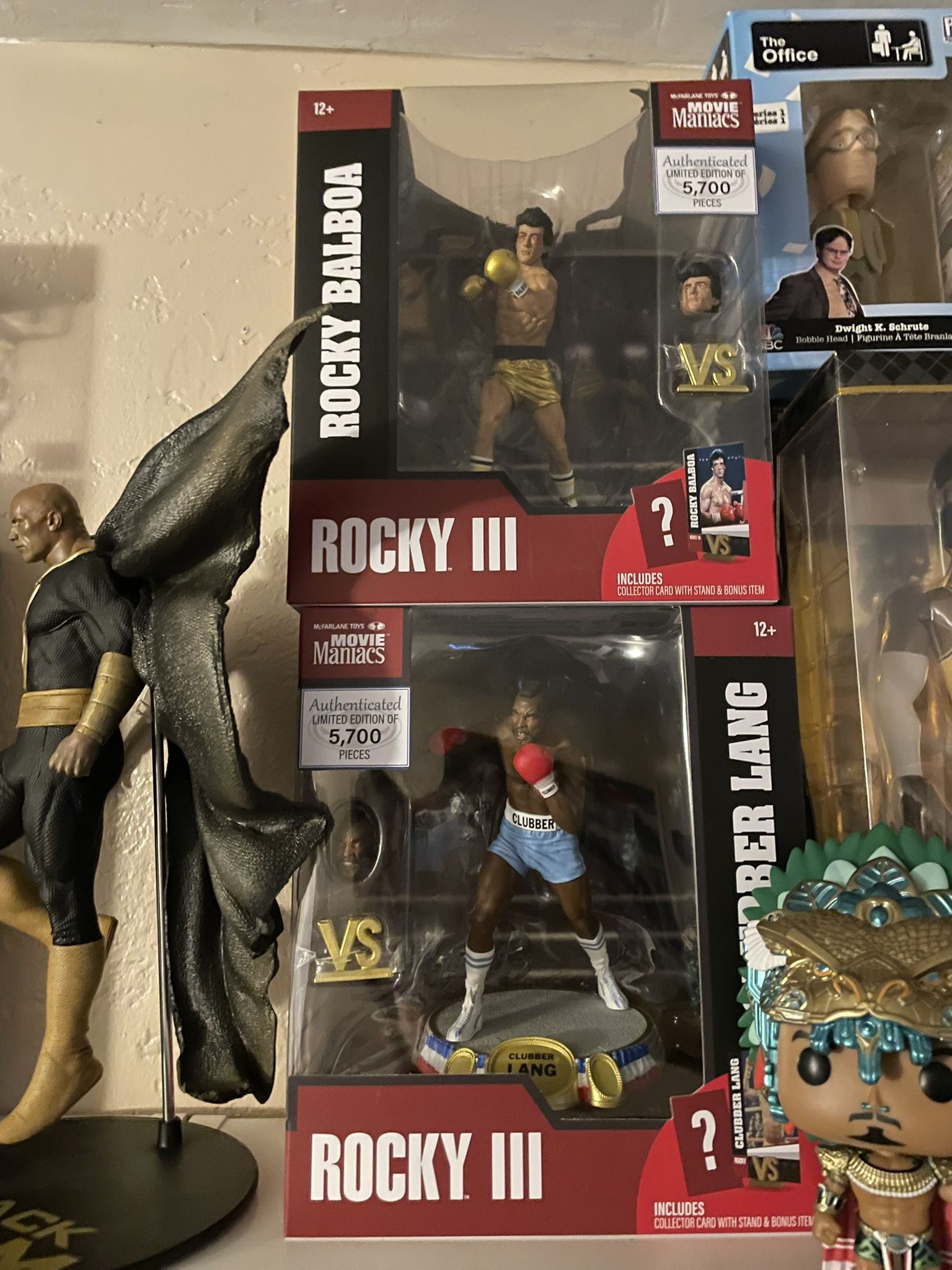 Rocky III Statues