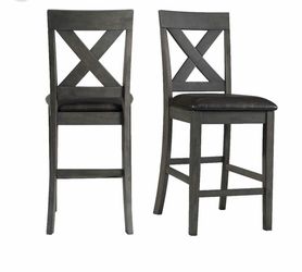 Side Chair Set in Gray (4 chairs)