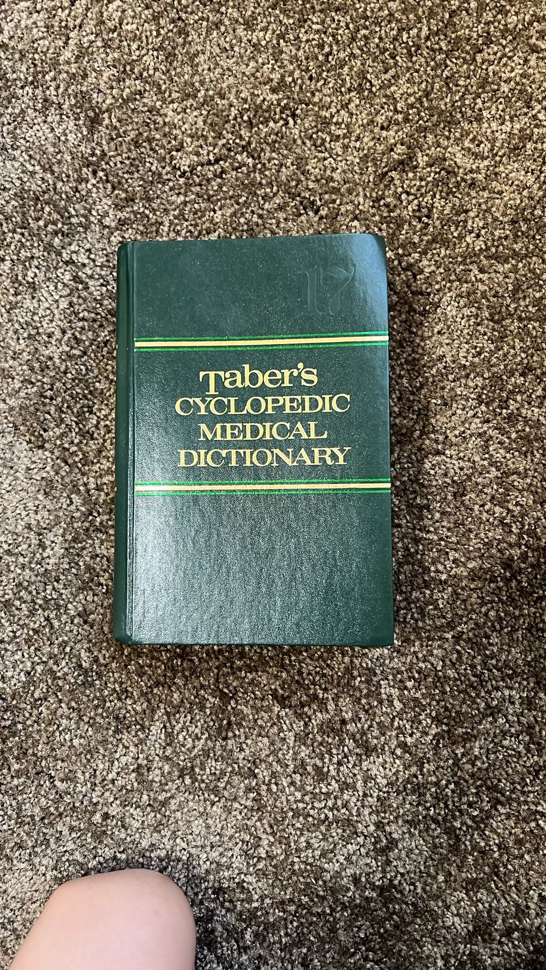 vintage edition of Taber’s Cyclopedic Medical Dictionary 17th Edition
