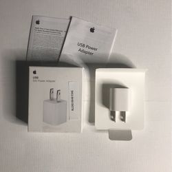 Apple 5 Watt USB Power Adapter for iPhone White A1385 (Original Apple Product)