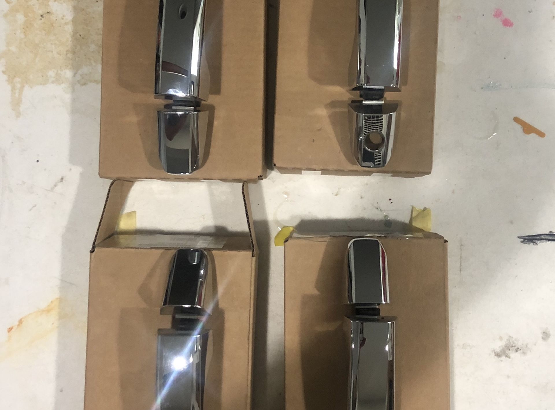 2018 Chevy Silverado Crew Cab OEM chrome door handles