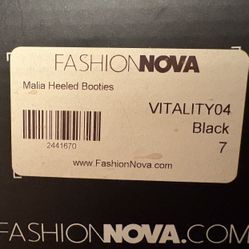 Fashion Nova Malia Heeled Booties 