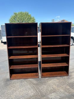 2 Nice Tall Bookshelves-$50 EACH