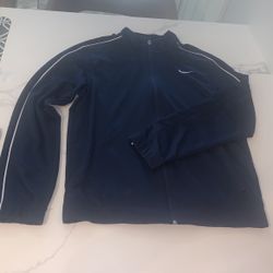 nike jacket navy blue zip up
