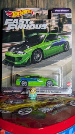 Hot Wheels,   Fast & Furious 1995 Mitsubishi Eclipse real Riders 2020