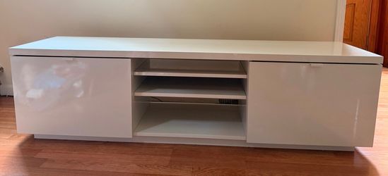✨ TV Stand White Gloss – Modern Style ✨
