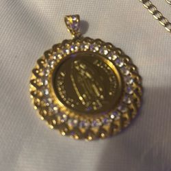 Pendant Guadalupe Gold Filled