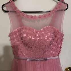 Peach Pink Gown 