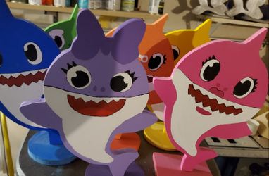 Baby Sharks Centerpieces