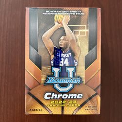 2022-2023 Bowman Chrome U Basketball Blaster Sealed Box New