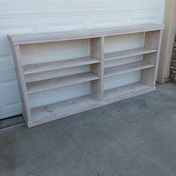 Long wood shelf