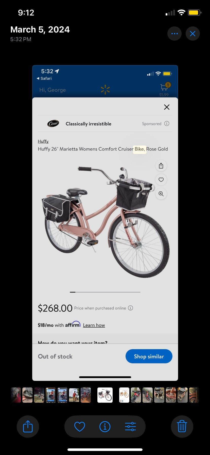 Huffy Beach Cruiser