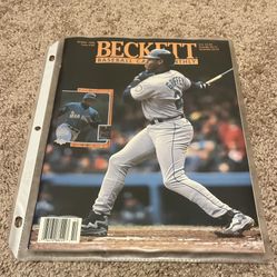 KEN GRIFFEY JR BECKETT BASEBALL CARD MONTHLY MAGAZINE OCTOBER 1996 ISSUE #139
