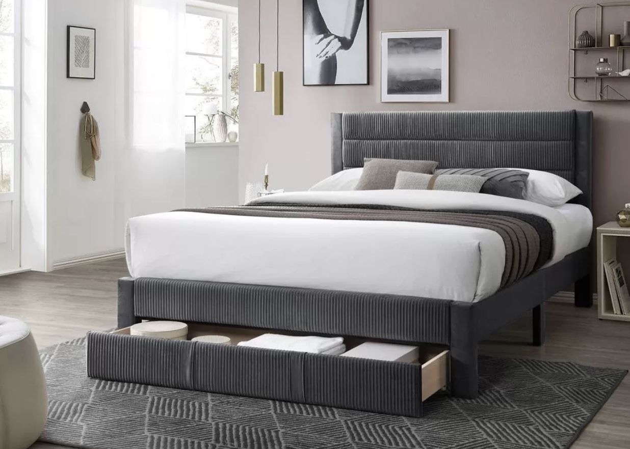 Queen Bed Frames With Storage And Mattress 