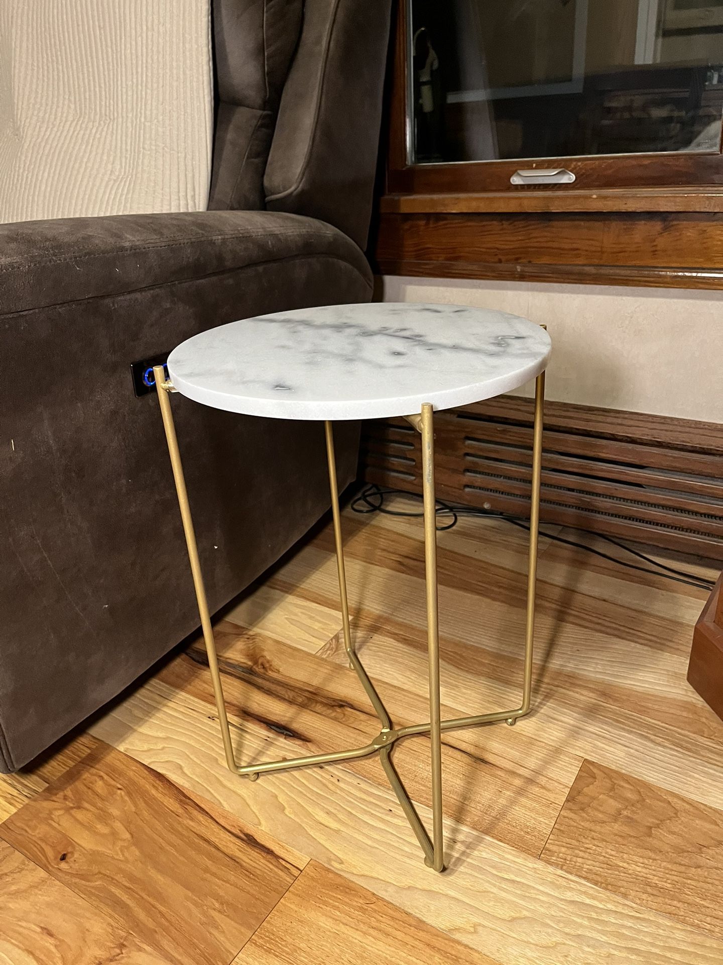 Marble Round Side End Table