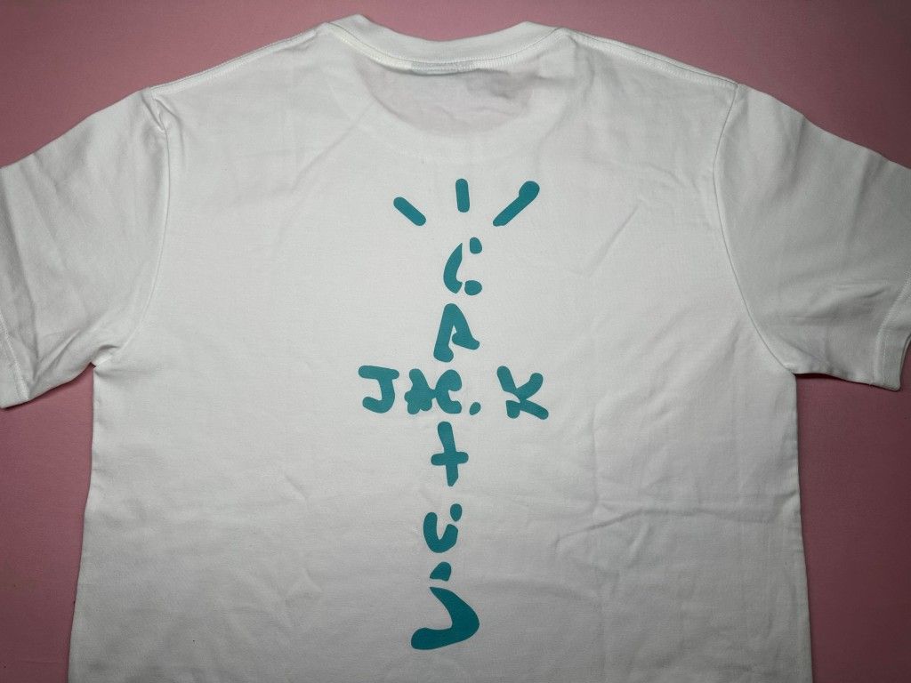 TRAVIS SCOTT WHITE T-SHIRT NEW SALE KIDS YOUNG SIZE XL A5