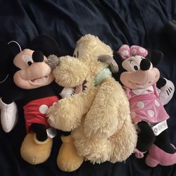 Disney Plush Lot 