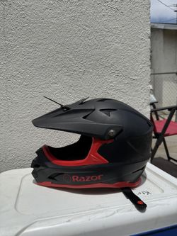 Razor Authentic Black-Label Motorcycle Full-Face Helmet Size Medium