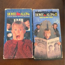 Home Alone 1 And 2 VHS