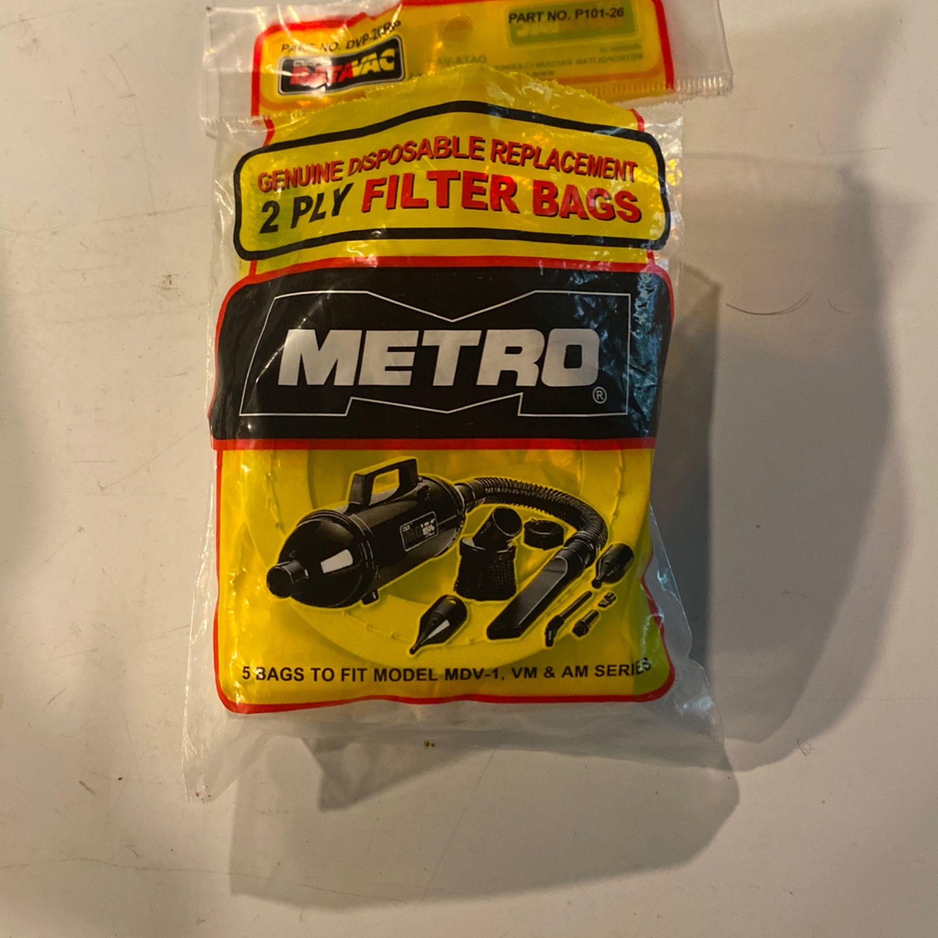 Metro vac Filters