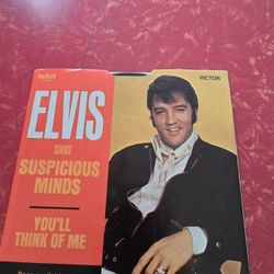 Elvis 45rpm Record Nice Picture Sleeve 