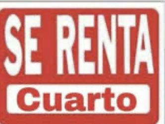 Se Renta Cuarto Red Sign