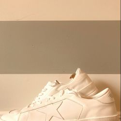 Men’s Stardan White Leather Size 12