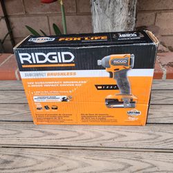 Ridged 18v Brushless 4 Mode Impact Driver Kit