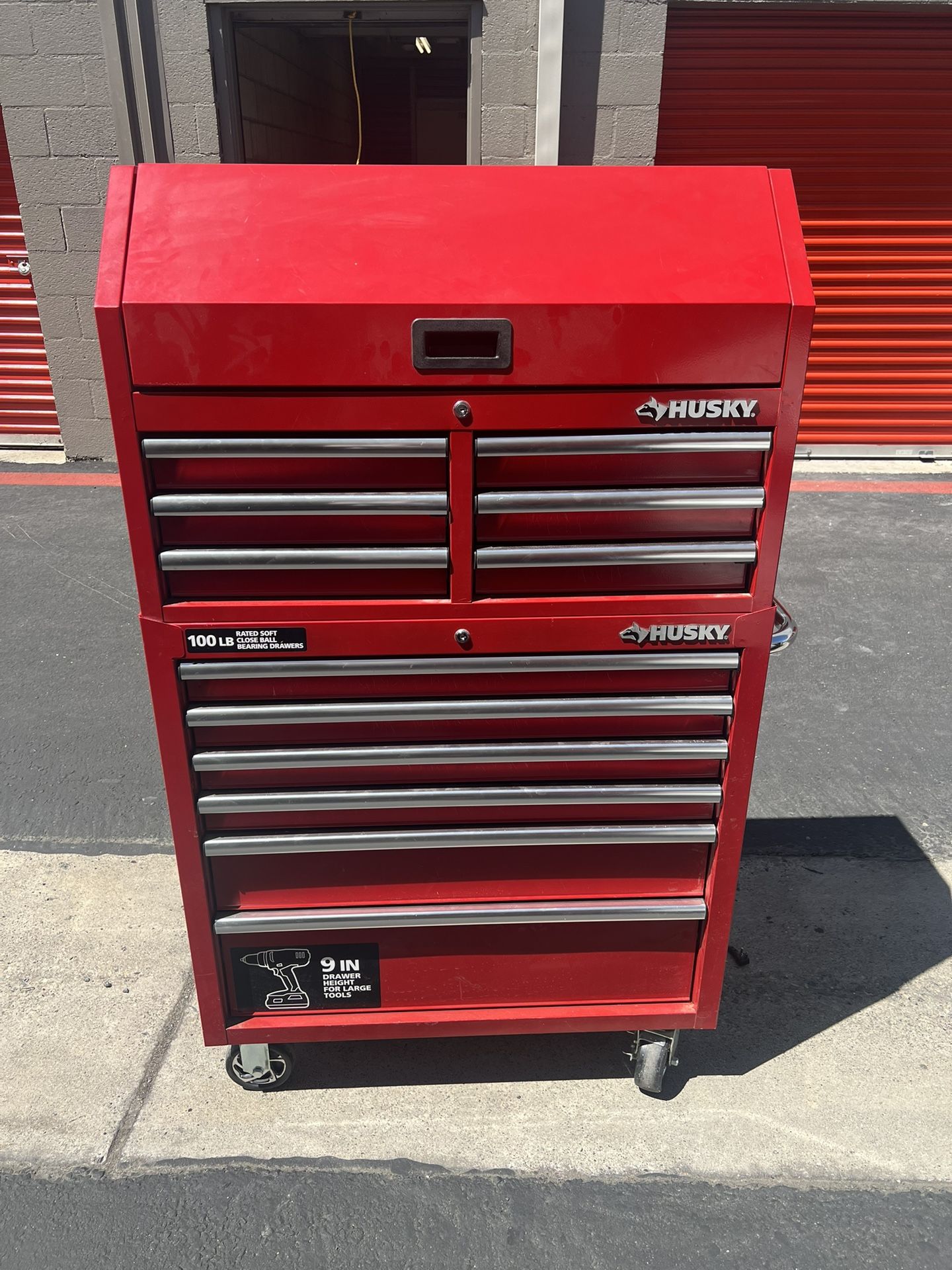 Husky Tool Box With Tools