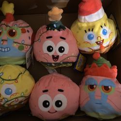 Spondgebob,Patrick star,Gary reversible plush