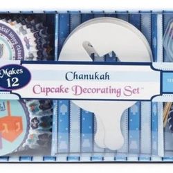 Rite Lite Chanukkah Hanukkah Cupcake Devorating Set for 12 Thumbnail